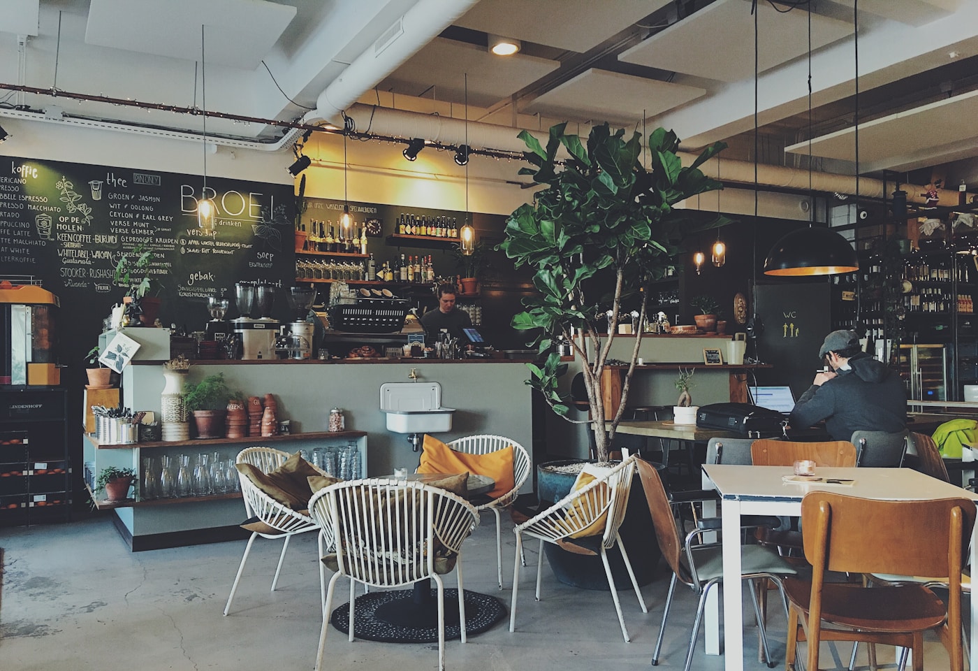 Kado Coffee, material detail