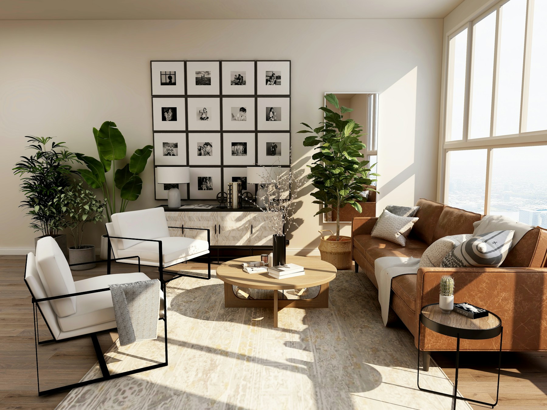 Nami House, primary living space